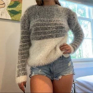 ZEVA real fur sweater